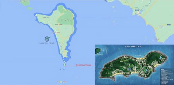 Vị trí dự án Hòn Thơm Paradise Island tọa lạc tại đâu?